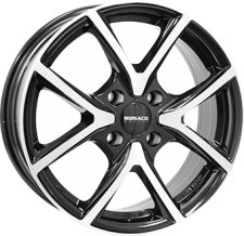 Monaco wheels Cl2 Gloss Black / Polished(ITV16654100E40ZP63CL2)